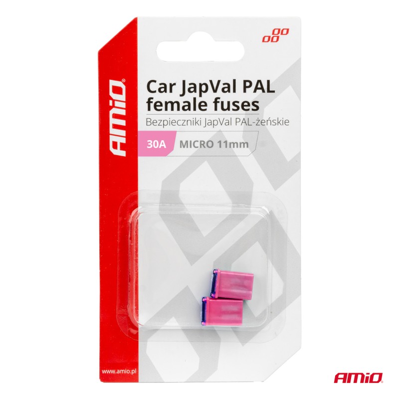 ΑΣΦΑΛΕΙΕΣ JapVal PAL ΜICRO 11mm ΘΗΛΥΚΕΣ 30A ΣΕ ΡΟΖ ΧΡΩΜΑ AMIO - 2 Τεμ. - Amio - 03460/AM ΑΣΦΑΛΕΙΕΣ JapVal PAL ΜICRO 11mm ΘΗΛΥΚΕΣ 30A ΣΕ ΡΟΖ ΧΡΩΜΑ AMIO - 2 Τεμ. - Amio - 03460/AM