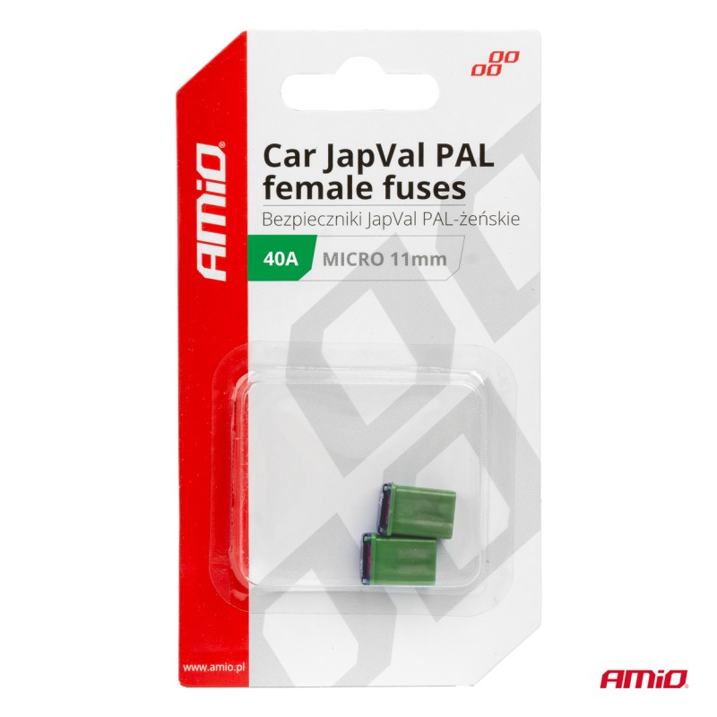ΑΣΦΑΛΕΙΕΣ JapVal PAL ΜICRO 11mm ΘΗΛΥΚΕΣ 40A ΣΕ ΠΡΑΣΙΝΟ ΧΡΩΜΑ AMIO - 2 Τεμ. - Amio - 03461/AM ΑΣΦΑΛΕΙΕΣ JapVal PAL ΜICRO 11mm ΘΗΛΥΚΕΣ 40A ΣΕ ΠΡΑΣΙΝΟ ΧΡΩΜΑ AMIO - 2 Τεμ. - Amio - 03461/AM