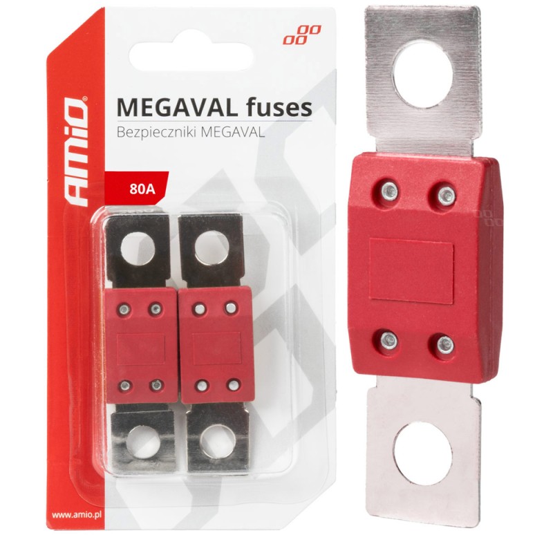 ΑΣΦΑΛΕΙΕΣ MEGAVAL 80A AMIO - 2 Τεμ. - Amio - 03462/AM