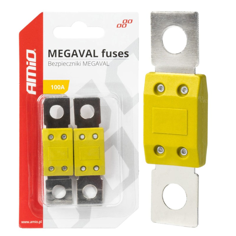 ΑΣΦΑΛΕΙΕΣ MEGAVAL 100A AMIO - 2 Τεμ. - Amio - 03463/AM