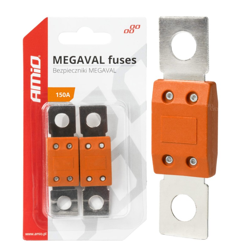 ΑΣΦΑΛΕΙΕΣ MEGAVAL 150A AMIO - 2 Τεμ. - Amio - 03465/AM