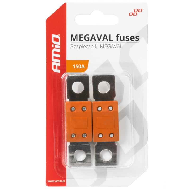 ΑΣΦΑΛΕΙΕΣ MEGAVAL 150A AMIO - 2 Τεμ. - Amio - 03465/AM