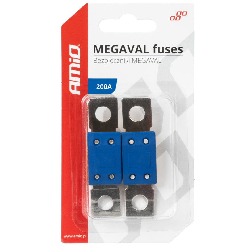 ΑΣΦΑΛΕΙΕΣ MEGAVAL 200A AMIO - 2 Τεμ. - Amio - 03467/AM