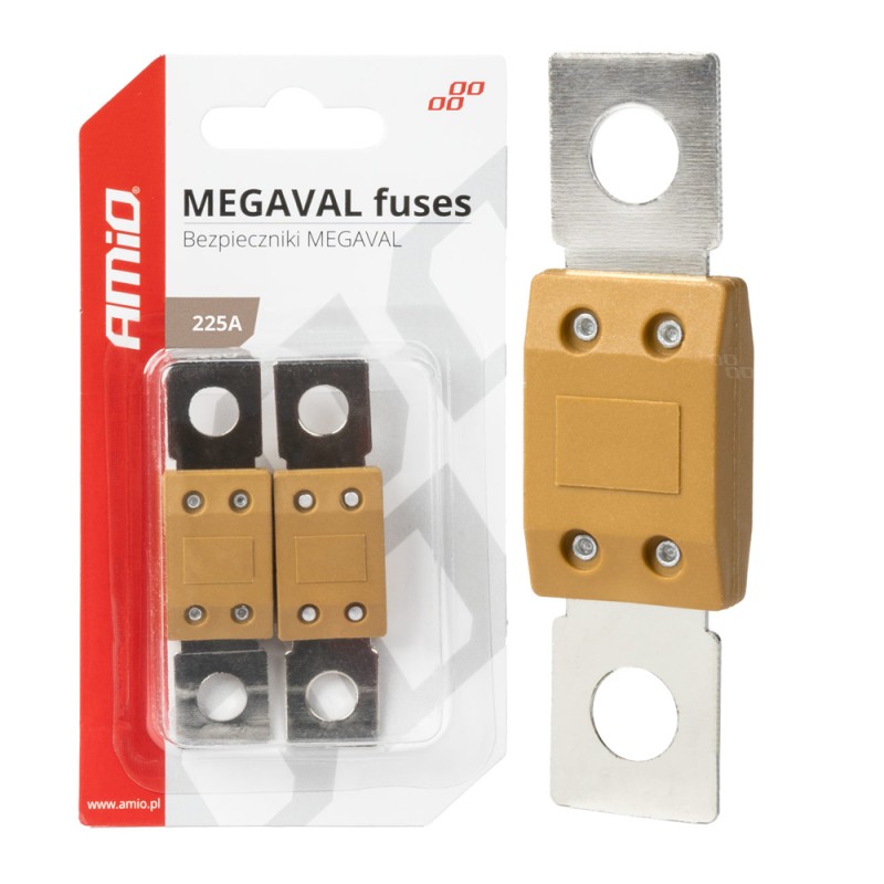 ΑΣΦΑΛΕΙΕΣ MEGAVAL 225A AMIO - 2 Τεμ. - Amio - 03468/AM