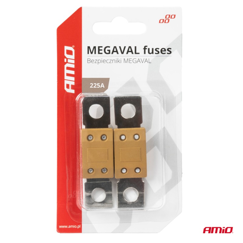 ΑΣΦΑΛΕΙΕΣ MEGAVAL 225A AMIO - 2 Τεμ. - Amio - 03468/AM