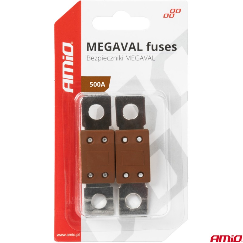 ΑΣΦΑΛΕΙΕΣ MEGAVAL 500A AMIO - 2 Τεμ. - Amio - 03472/AM ΑΣΦΑΛΕΙΕΣ MEGAVAL 500A AMIO - 2 Τεμ. - Amio - 03472/AM