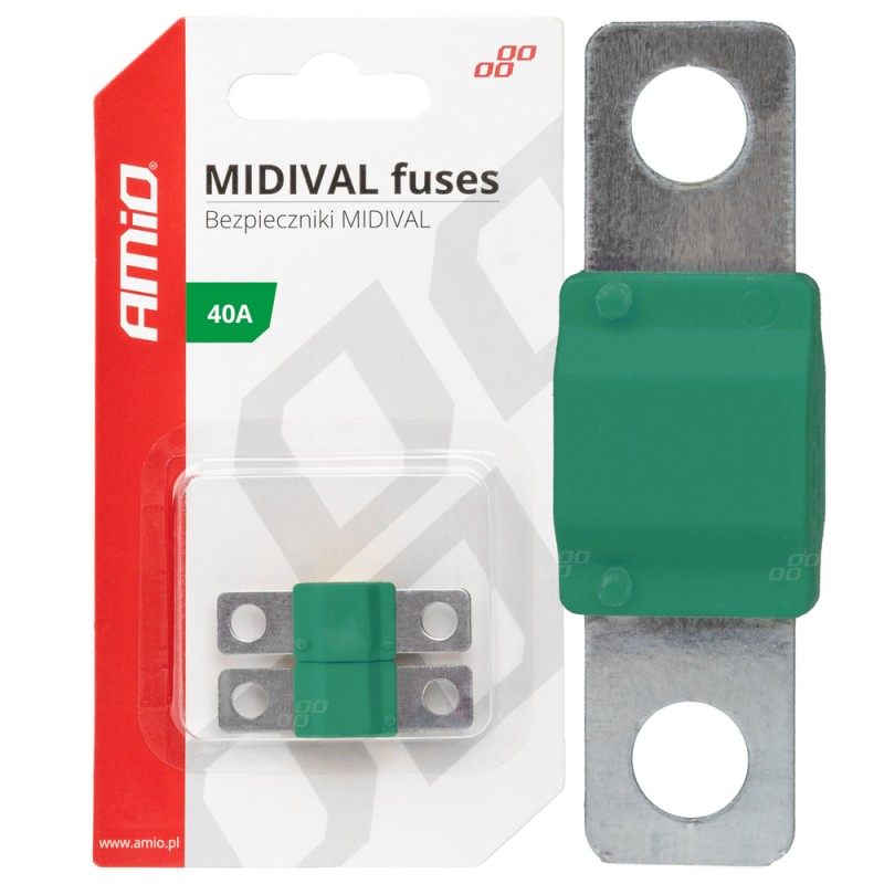 ΑΣΦΑΛΕΙΕΣ MIDIVAL 40A AMIO - 2 Τεμ. - Amio - 03474/AM ΑΣΦΑΛΕΙΕΣ MIDIVAL 40A AMIO - 2 Τεμ. - Amio - 03474/AM