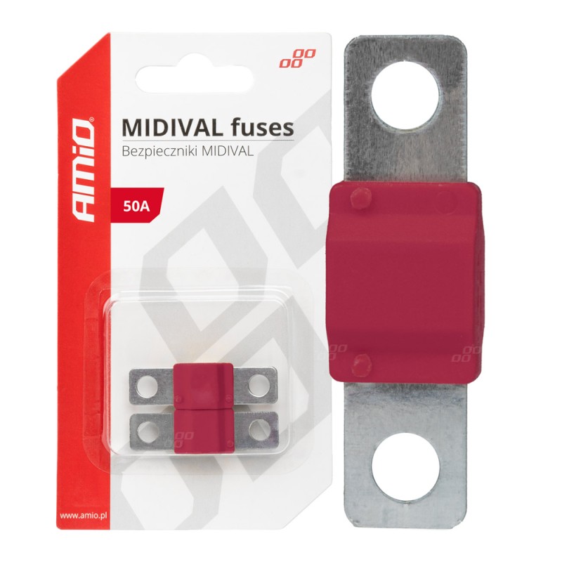 ΑΣΦΑΛΕΙΕΣ MIDIVAL 50A AMIO - 2 Τεμ. - Amio - 03475/AM