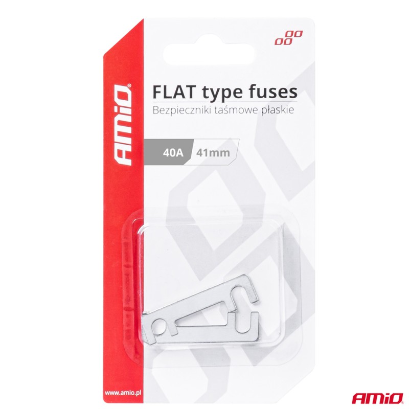 ΑΣΦΑΛΕΙΕΣ FLAT 41mm 40A AMIO - 2 Τεμ. - Amio - 03490/AM ΑΣΦΑΛΕΙΕΣ FLAT 41mm 40A AMIO - 2 Τεμ. - Amio - 03490/AM