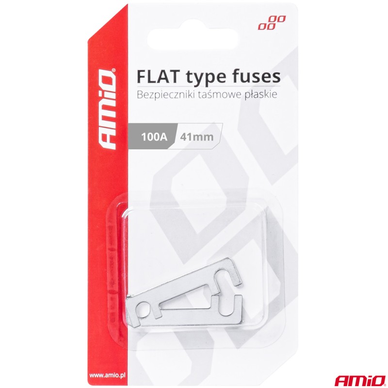 ΑΣΦΑΛΕΙΕΣ FLAT 41mm 100A AMIO - 2 Τεμ. - Amio - 03494/AM ΑΣΦΑΛΕΙΕΣ FLAT 41mm 100A AMIO - 2 Τεμ. - Amio - 03494/AM