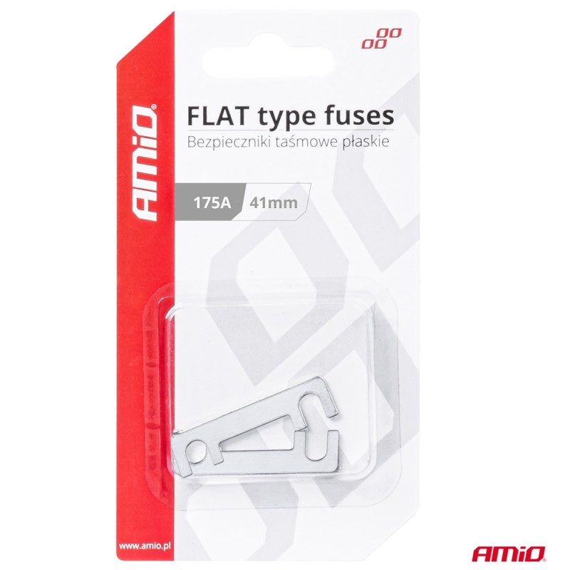 ΑΣΦΑΛΕΙΕΣ FLAT 41mm 175A AMIO - 2 Τεμ. - Amio - 03496/AM