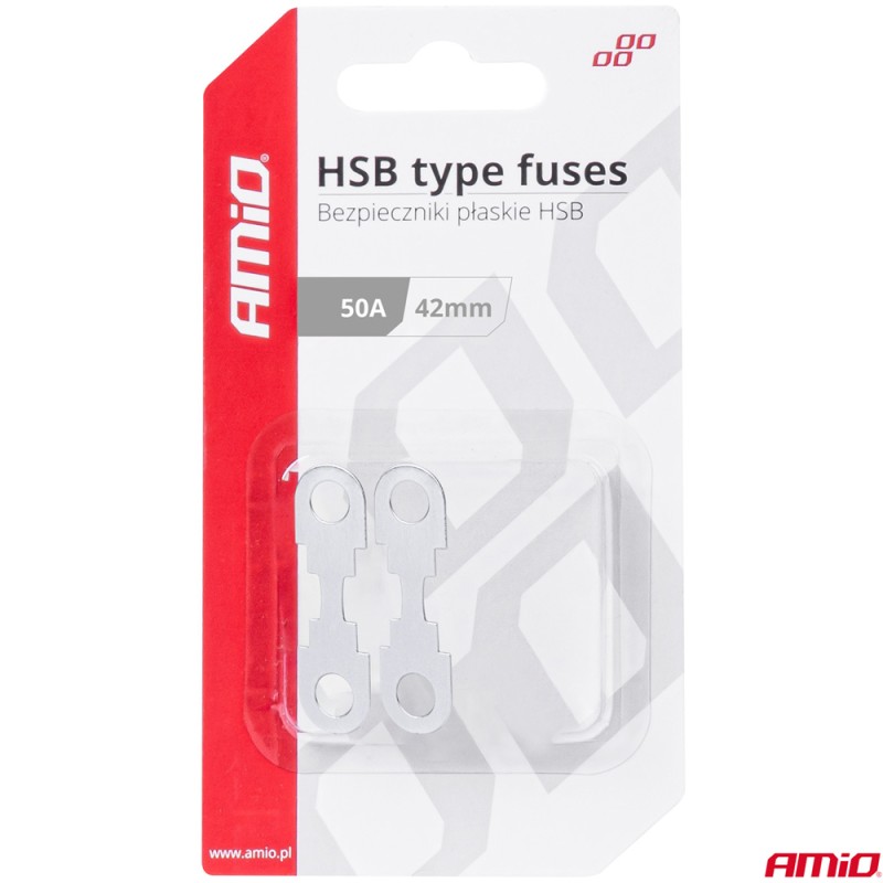ΑΣΦΑΛΕΙΕΣ FLAT 42mm 50A AMIO - 2 Τεμ. - Amio - 03499/AM ΑΣΦΑΛΕΙΕΣ FLAT 42mm 50A AMIO - 2 Τεμ. - Amio - 03499/AM