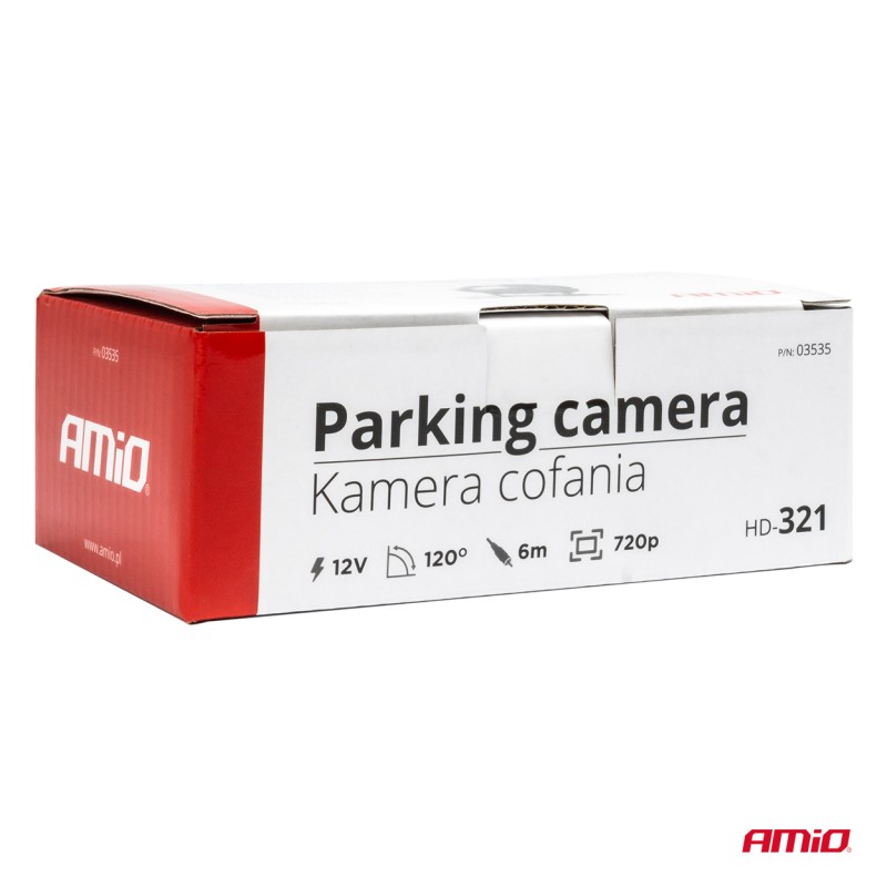 ΚΑΜΕΡΑ ΟΠΙΣΘΟΠΟΡΕΙΑΣ 12V 720pHD ΡΥΘΜΙΣΗ ΚΛΙΣΗΣ ΜΕ ΜΕΤΑΛΛΙΚΗ ΒΑΣΗ ΣΤΗΡΙΞΗΣ HD-321 ΑMiO - 1 TEM. - Amio - 03535/AM ΚΑΜΕΡΑ ΟΠΙΣΘΟΠΟΡΕΙΑΣ 12V 720pHD ΡΥΘΜΙΣΗ ΚΛΙΣΗΣ ΜΕ ΜΕΤΑΛΛΙΚΗ ΒΑΣΗ ΣΤΗΡΙΞΗΣ HD-321 ΑMiO - 1 TEM. - Amio - 03535/AM