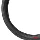 ΚΑΛΥΜΜΑ ΤΙΜΟΝΙΟΥ ΑΠΟ ΔΕΡΜΑ (S) 35-37cm SWC-51-S ΣΕ ΜΑΥΡΟ ΧΡΩΜΑ ΜΕ ΜΑΥΡΕΣ ΡΑΦΕΣ AMIO - 1 Τεμ. - Amio - 03560/AM