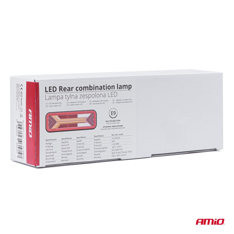 ΦΑΝΑΡΙ ΤΡΕΙΛΕΡ / ΦΟΡΤΗΓΟΥ ΠΙΣΩ 10-30V DYNAMIC LED 5 ΧΡΗΣΕΩΝ ΑΡΙΣΤΕΡΟ 305x140x35 mm RCL-09-L ΑΜΙΟ - 1 ΤΕΜ. - Amio - 03575/AM ΦΑΝΑΡΙ ΤΡΕΙΛΕΡ / ΦΟΡΤΗΓΟΥ ΠΙΣΩ 10-30V DYNAMIC LED 5 ΧΡΗΣΕΩΝ ΑΡΙΣΤΕΡΟ 305x140x35 mm RCL-09-L ΑΜΙΟ - 1 ΤΕΜ. - Amio - 03575/AM