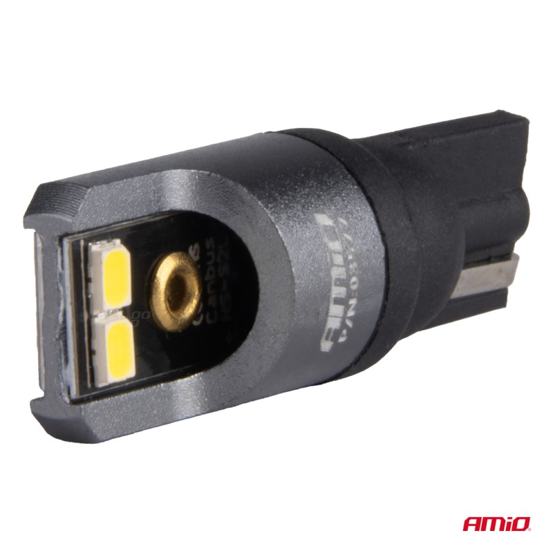 ΛΑΜΠΑΚΙΑ T10 W5W 12/24V 6.000K 4xSMD LED CAN-BUS ΛΕΥΚΟ 2016 PRO SERIES AMIO - 2 Τεμ. - Amio - 03577/AM ΛΑΜΠΑΚΙΑ T10 W5W 12/24V 6.000K 4xSMD LED CAN-BUS ΛΕΥΚΟ 2016 PRO SERIES AMIO - 2 Τεμ. - Amio - 03577/AM