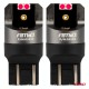 ΛΑΜΠΑΚΙΑ W21/5W 7443 12/24V 6.000K 4xSMD LED CAN-BUS ΚΟΚΚΙΝΟ PRO SERIES AMIO - 2 Τεμ. - Amio - 03592/AM