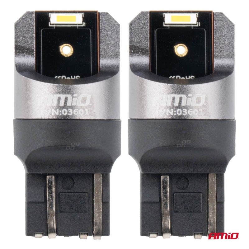 ΛΑΜΠΑΚΙΑ W21/5W 7443 12/24V 6.000K 2xSMD LED FULL CAN-BUS ΛΕΥΚΟ PRO SERIES AMIO - 2 Τεμ. - Amio - 03601/AM ΛΑΜΠΑΚΙΑ W21/5W 7443 12/24V 6.000K 2xSMD LED FULL CAN-BUS ΛΕΥΚΟ PRO SERIES AMIO - 2 Τεμ. - Amio - 03601/AM
