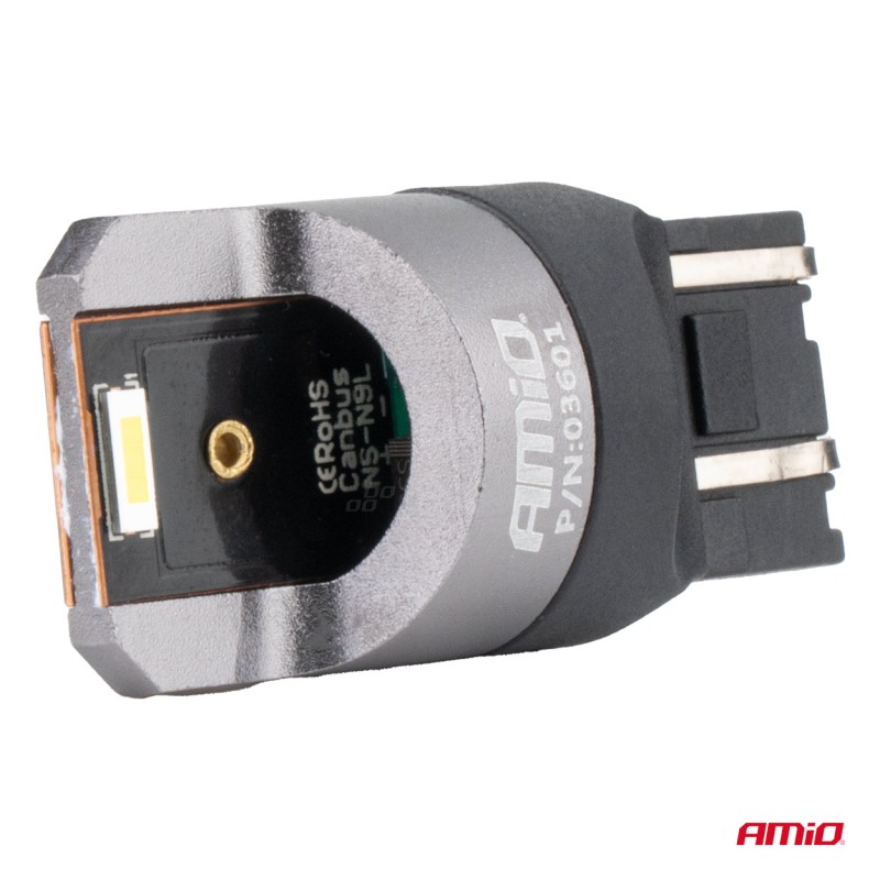 ΛΑΜΠΑΚΙΑ W21/5W 7443 12/24V 6.000K 2xSMD LED FULL CAN-BUS ΛΕΥΚΟ PRO SERIES AMIO - 2 Τεμ. - Amio - 03601/AM ΛΑΜΠΑΚΙΑ W21/5W 7443 12/24V 6.000K 2xSMD LED FULL CAN-BUS ΛΕΥΚΟ PRO SERIES AMIO - 2 Τεμ. - Amio - 03601/AM