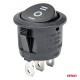 ΔΙΑΚΟΠΤΗΣ 230V 6A ON-OFF-ON 3 ΕΠΑΦΩΝ ΣΤΡΟΓΓΥΛΟΣ BU03 ΑΜΙΟ - 1 ΤΕΜ. - Amio - 03614/AM ΔΙΑΚΟΠΤΗΣ 230V 6A ON-OFF-ON 3 ΕΠΑΦΩΝ ΣΤΡΟΓΓΥΛΟΣ BU03 ΑΜΙΟ - 1 ΤΕΜ. - Amio - 03614/AM