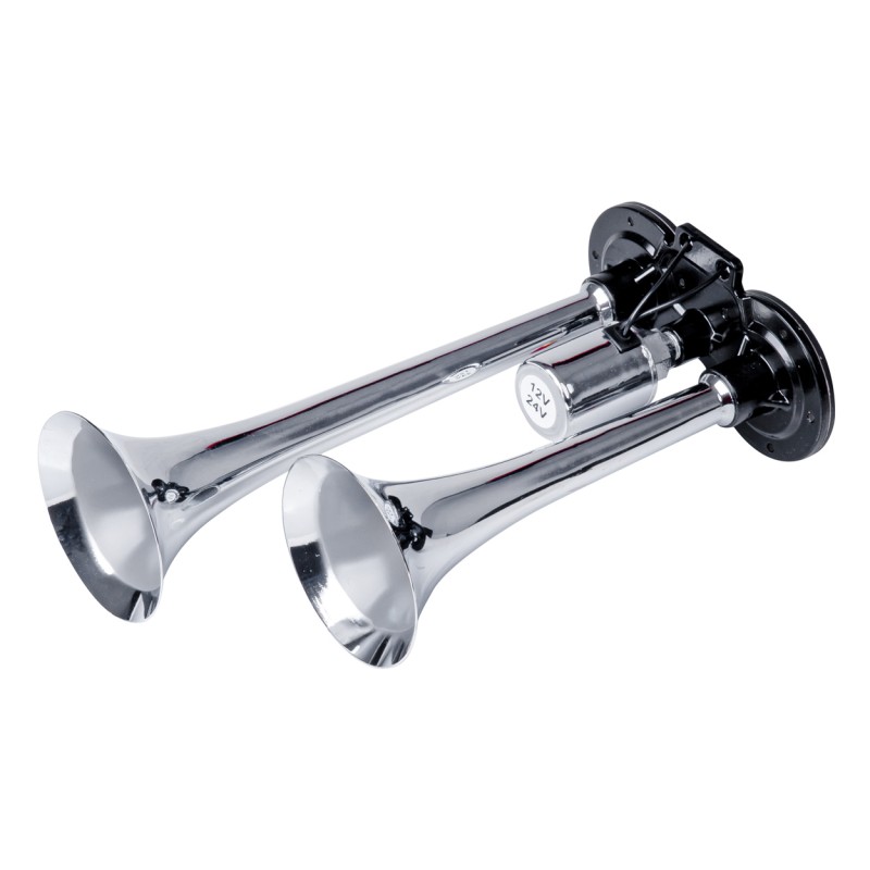 ΚΟΡΝΑ ΠΝΕΥΜΑΤΙΚΗ 12/24V 118db ΔΙΠΛΗ 2 ΤΟΝΩΝ ΧΡΩΜΙΟ ΑΜΙΟ - 1 ΤΕΜ. - Amio - 03617/AM ΚΟΡΝΑ ΠΝΕΥΜΑΤΙΚΗ 12/24V 118db ΔΙΠΛΗ 2 ΤΟΝΩΝ ΧΡΩΜΙΟ ΑΜΙΟ - 1 ΤΕΜ. - Amio - 03617/AM