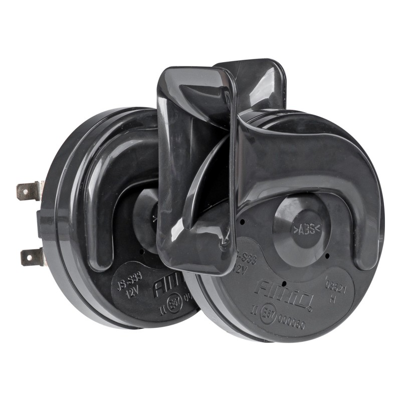 ΚΟΡΝΑ 12V 110db 2 ΤΟΝΩΝ 410Hz και 510Hz ΑΜΙΟ - 2 ΤΕΜ. - Amio - 03621/AM ΚΟΡΝΑ 12V 110db 2 ΤΟΝΩΝ 410Hz και 510Hz ΑΜΙΟ - 2 ΤΕΜ. - Amio - 03621/AM