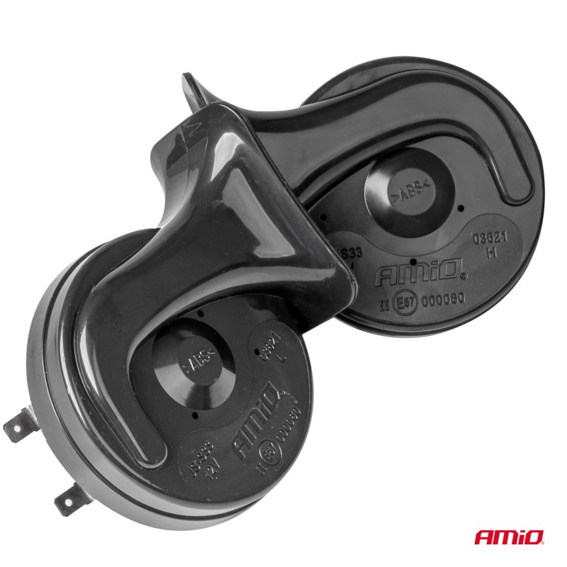ΚΟΡΝΑ 12V 110db 2 ΤΟΝΩΝ 410Hz και 510Hz ΑΜΙΟ - 2 ΤΕΜ. - Amio - 03621/AM ΚΟΡΝΑ 12V 110db 2 ΤΟΝΩΝ 410Hz και 510Hz ΑΜΙΟ - 2 ΤΕΜ. - Amio - 03621/AM