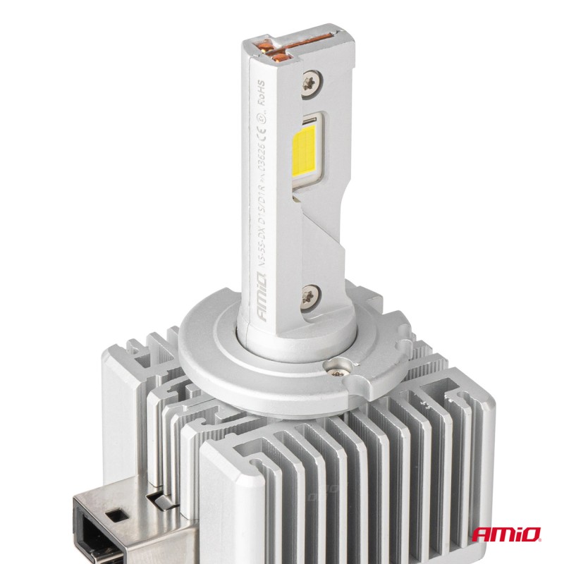 ΛΑΜΠΕΣ LED D1S/D1R 12V 6.000K 6800lm CAN-BUS D-BASIC SERIES AMIO - 2 Τεμ. - Amio - 03626/AM ΛΑΜΠΕΣ LED D1S/D1R 12V 6.000K 6800lm CAN-BUS D-BASIC SERIES AMIO - 2 Τεμ. - Amio - 03626/AM