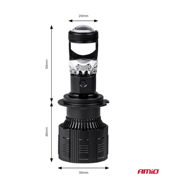 ΛΑΜΠΕΣ H7 PL-LENS SERIES 9>36V 60W 5.000K 3.800lm LED 2x4575 SMD CAN-BUS ΜΕ ΠΡΟΤΖΕΚΤΟΡΑ AMIO - 2 Τεμ. - Amio - 03668/AM ΛΑΜΠΕΣ H7 PL-LENS SERIES 9>36V 60W 5.000K 3.800lm LED 2x4575 SMD CAN-BUS ΜΕ ΠΡΟΤΖΕΚΤΟΡΑ AMIO - 2 Τεμ. - Amio - 03668/AM