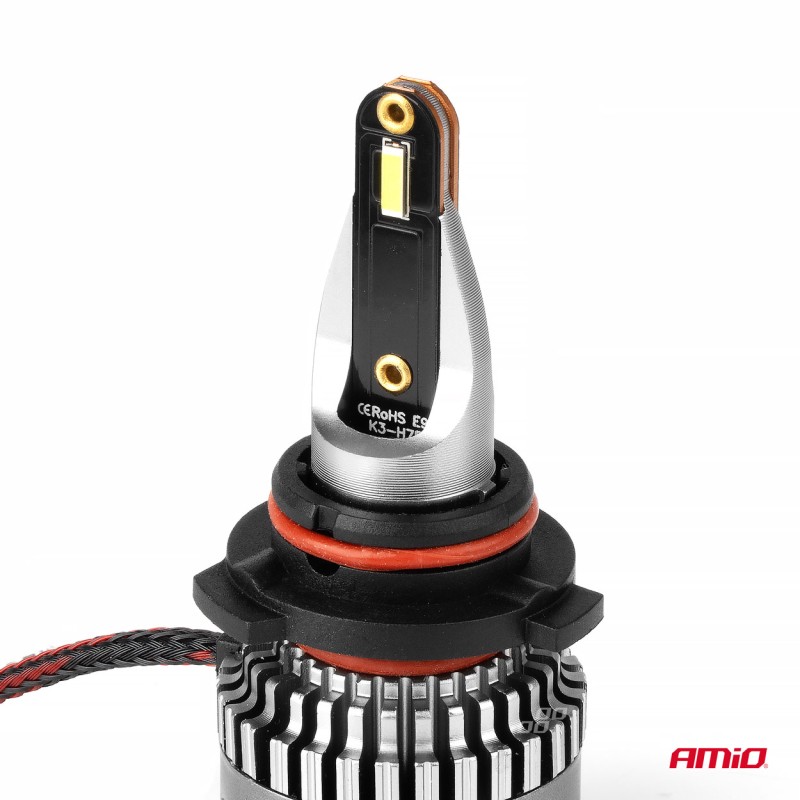 ΛΑΜΠΕΣ HB4 9006 9-16V 6.000K 5.400lm 60W K3 SERIES LED CAN-BUS ΜΕ ΨΥΚΤΡΑ AMIO - 2 ΤΕΜ. - Amio - 03688/AM