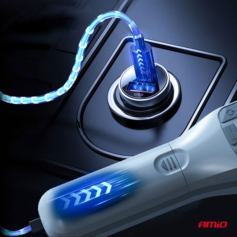 ΚΟΜΠΡΕΣΕΡ ΑΕΡΑ 7,4V 10bar/150psi 40W ΦΟΡΤΙΣΗ ΜΕ USB ΚΑΙ ΨΗΦΙΑΚΗ ΕΝΔΕΙΞΗ AMIO - 1 Τεμ. - Amio - 03689/AM