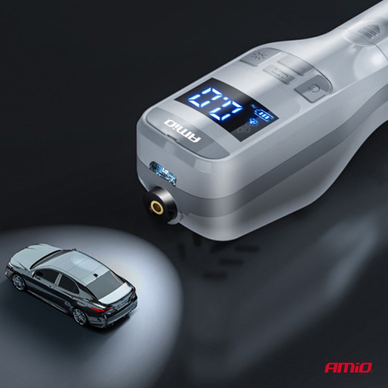 ΚΟΜΠΡΕΣΕΡ ΑΕΡΑ 7,4V 10bar/150psi 40W ΦΟΡΤΙΣΗ ΜΕ USB ΚΑΙ ΨΗΦΙΑΚΗ ΕΝΔΕΙΞΗ AMIO - 1 Τεμ. - Amio - 03689/AM