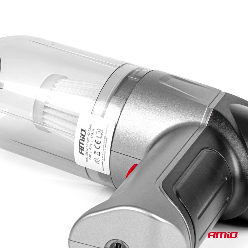 ΗΛΕΚΤΡΙΚΟ ΣΚΟΥΠΑΚΙ ΧΕΙΡΟΣ ΑΣΥΡΜΑΤΟ 40W ΜΕ 6 ΕΞΑΡΤΗΜΑΤΑ ΚΑΘΑΡΙΣΜΟΥ ΚΑΙ ΚΑΛΩΔΙΟ USB-C 7.4V 20min AMIO - 1 Τεμ. - Amio - 03692/AM ΗΛΕΚΤΡΙΚΟ ΣΚΟΥΠΑΚΙ ΧΕΙΡΟΣ ΑΣΥΡΜΑΤΟ 40W ΜΕ 6 ΕΞΑΡΤΗΜΑΤΑ ΚΑΘΑΡΙΣΜΟΥ ΚΑΙ ΚΑΛΩΔΙΟ USB-C 7.4V 20min AMIO - 1 Τεμ. - Amio - 03692/AM