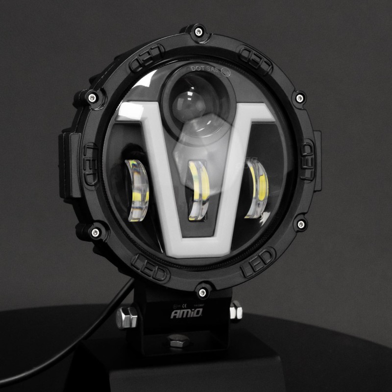 ΠΡΟΒΟΛΕΑΣ ΕΡΓΑΣΙΑΣ ΣΤΡΟΓΓΥΛΟΣ V-LIGHT 5.500lm 9>36V 60W 6.000K Φ198x172x60mm 4 ΧΡΗΣΕΩΝ ΑΜΙΟ - 1 ΤΕΜ. - Amio - 03697/AM ΠΡΟΒΟΛΕΑΣ ΕΡΓΑΣΙΑΣ ΣΤΡΟΓΓΥΛΟΣ V-LIGHT 5.500lm 9>36V 60W 6.000K Φ198x172x60mm 4 ΧΡΗΣΕΩΝ ΑΜΙΟ - 1 ΤΕΜ. - Amio - 03697/AM