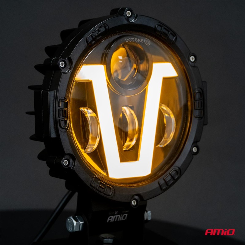 ΠΡΟΒΟΛΕΑΣ ΕΡΓΑΣΙΑΣ ΣΤΡΟΓΓΥΛΟΣ V-LIGHT 5.500lm 9>36V 60W 6.000K Φ198x172x60mm 4 ΧΡΗΣΕΩΝ ΑΜΙΟ - 1 ΤΕΜ. - Amio - 03697/AM ΠΡΟΒΟΛΕΑΣ ΕΡΓΑΣΙΑΣ ΣΤΡΟΓΓΥΛΟΣ V-LIGHT 5.500lm 9>36V 60W 6.000K Φ198x172x60mm 4 ΧΡΗΣΕΩΝ ΑΜΙΟ - 1 ΤΕΜ. - Amio - 03697/AM