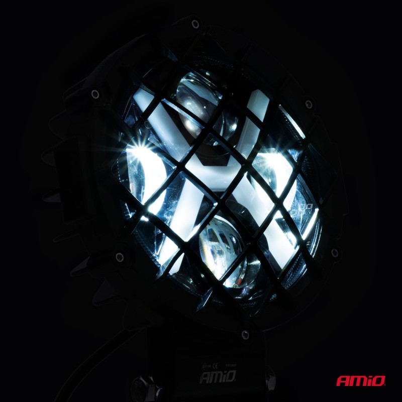 ΠΡΟΒΟΛΕΑΣ ΕΡΓΑΣΙΑΣ ΣΤΡΟΓΓΥΛΟΣ X-LIGHT 5.500lm 9>36V 60W 6.000K 9 led Φ170x170x65mm 4 ΧΡΗΣΕΩΝ ΑΜΙΟ - 1 ΤΕΜ. - Amio - 03698/AM ΠΡΟΒΟΛΕΑΣ ΕΡΓΑΣΙΑΣ ΣΤΡΟΓΓΥΛΟΣ X-LIGHT 5.500lm 9>36V 60W 6.000K 9 led Φ170x170x65mm 4 ΧΡΗΣΕΩΝ ΑΜΙΟ - 1 ΤΕΜ. - Amio - 03698/AM