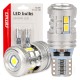 ΛΑΜΠΑΚΙΑ LED T10 W5W 12/24V LED 6x3020+1x3030SMD STANDARD ΛΕΥΚΑ ΑΜΙΟ - 2 ΤΕΜ. - Amio - 03718/AM