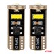 ΛΑΜΠΑΚΙΑ LED T10e W5W 12/24V 3x2055 SMD LED CAN-BUS ΛΕΥΚΟ AMIO - 2 ΤΕΜ.  - Amio - 03720/AM