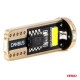 ΛΑΜΠΑΚΙΑ LED T10e W5W 12/24V 3x2055 SMD LED CAN-BUS ΛΕΥΚΟ AMIO - 2 ΤΕΜ.  - Amio - 03720/AM