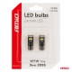 ΛΑΜΠΑΚΙΑ LED T10e W5W 12/24V 3x2055 SMD LED CAN-BUS ΛΕΥΚΟ AMIO - 2 ΤΕΜ.  - Amio - 03720/AM
