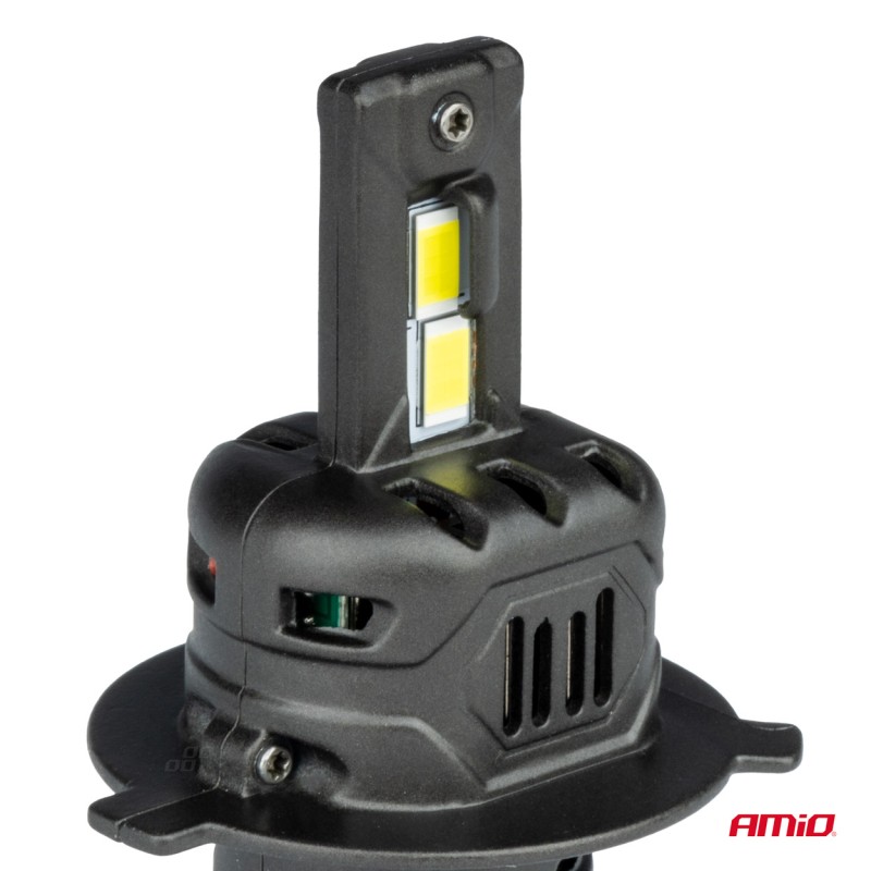 ΛΑΜΠΕΣ LED H4 12V 44W 6.500K 3.936lm CSP X4 SERIES AVIATOR PLUG & PLAY ΑΜΙΟ - 2 ΤΕΜ. - Amio - 03763/AM ΛΑΜΠΕΣ LED H4 12V 44W 6.500K 3.936lm CSP X4 SERIES AVIATOR PLUG & PLAY ΑΜΙΟ - 2 ΤΕΜ. - Amio - 03763/AM