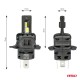 ΛΑΜΠΕΣ LED H4 12V 44W 6.500K 3.936lm CSP X4 SERIES AVIATOR PLUG & PLAY ΑΜΙΟ - 2 ΤΕΜ. - Amio - 03763/AM ΛΑΜΠΕΣ LED H4 12V 44W 6.500K 3.936lm CSP X4 SERIES AVIATOR PLUG & PLAY ΑΜΙΟ - 2 ΤΕΜ. - Amio - 03763/AM