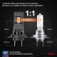 ΛΑΜΠΕΣ LED H7 12V 44W 6.500K 3.936lm CSP X4 SERIES AVIATOR PLUG & PLAY ΑΜΙΟ - 2 ΤΕΜ. - Amio - 03764/AM ΛΑΜΠΕΣ LED H7 12V 44W 6.500K 3.936lm CSP X4 SERIES AVIATOR PLUG & PLAY ΑΜΙΟ - 2 ΤΕΜ. - Amio - 03764/AM