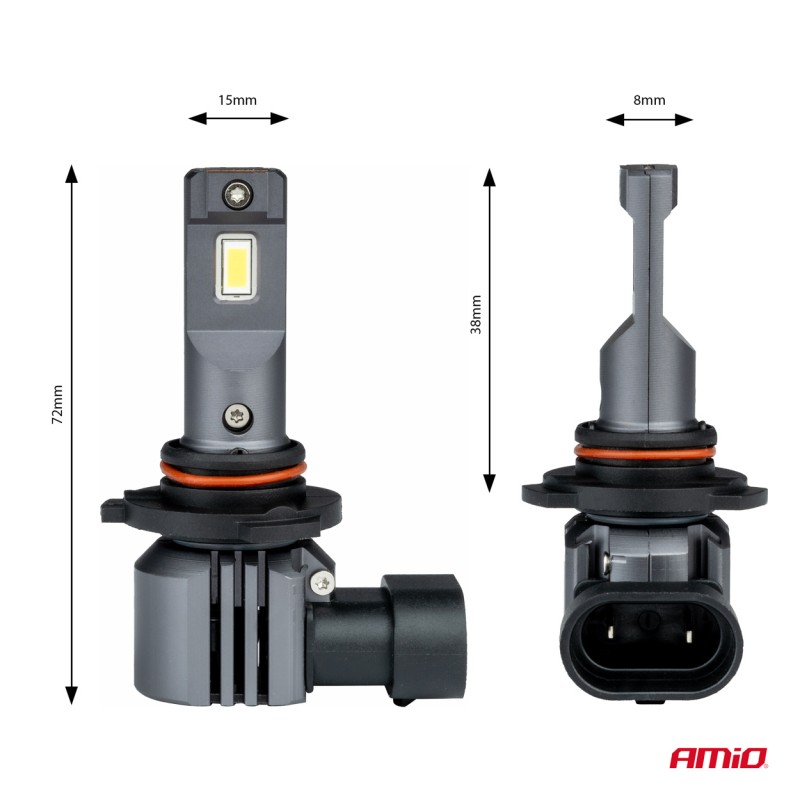 ΛΑΜΠΕΣ LED HB3 12V 44W 6.500K 3.936lm LED X4 SERIES AVIATOR PLUG & PLAY AMIO - 2 ΤΕΜ. - Amio - 03766/AM ΛΑΜΠΕΣ LED HB3 12V 44W 6.500K 3.936lm LED X4 SERIES AVIATOR PLUG & PLAY AMIO - 2 ΤΕΜ. - Amio - 03766/AM