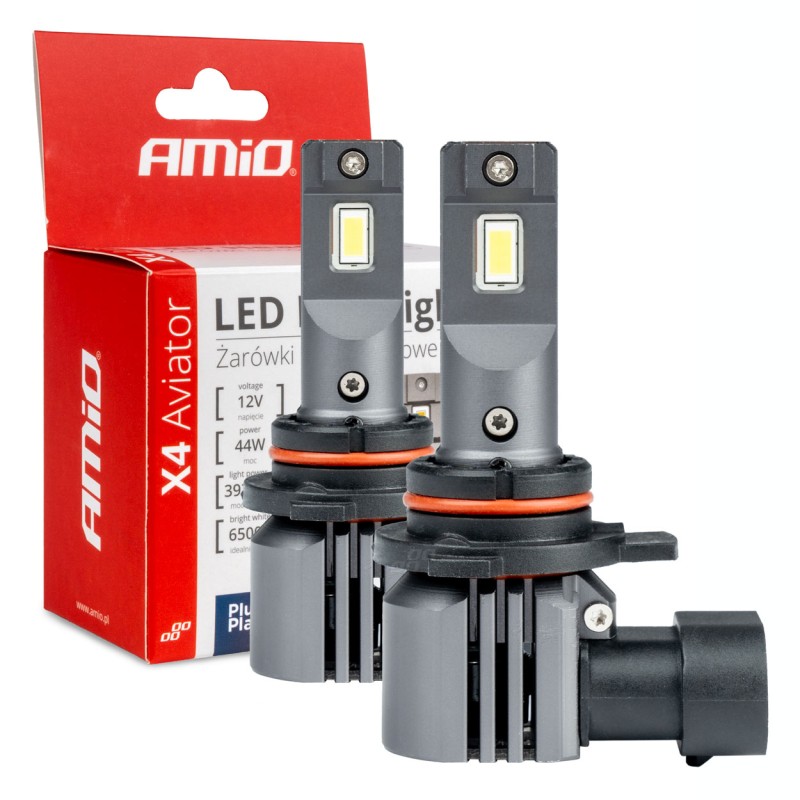 ΛΑΜΠΕΣ LED HIR2 12V 44W 6.500K 3.936lm X4 SERIES AVIATOR PLUG & PLAY ΑΜΙΟ - 2 ΤΕΜ. - Amio - 03768/AM ΛΑΜΠΕΣ LED HIR2 12V 44W 6.500K 3.936lm X4 SERIES AVIATOR PLUG & PLAY ΑΜΙΟ - 2 ΤΕΜ. - Amio - 03768/AM