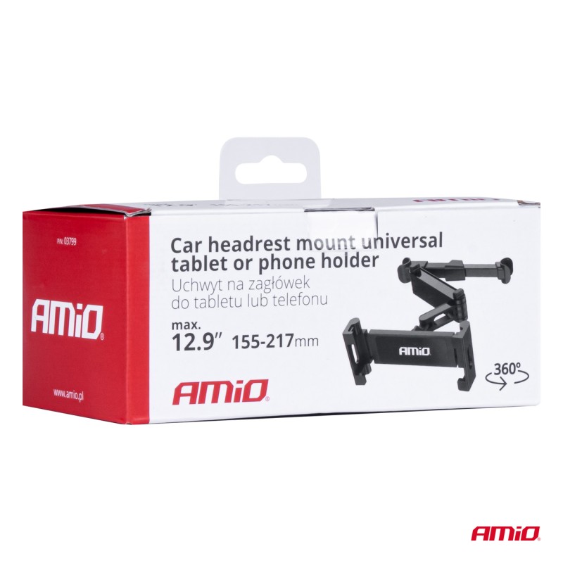 ΒΑΣΗ ΣΤΗΡΙΞΗΣ ΤΑΜΠΛΕΤ (TABLET) 155>216mm ΓΙΑ ΠΡΟΣΚΕΦΑΛΟ ΚΑΘΙΣΜΑΤΟΣ AMIO - 1 Τεμ. - Amio - 03799/AM ΒΑΣΗ ΣΤΗΡΙΞΗΣ ΤΑΜΠΛΕΤ (TABLET) 155>216mm ΓΙΑ ΠΡΟΣΚΕΦΑΛΟ ΚΑΘΙΣΜΑΤΟΣ AMIO - 1 Τεμ. - Amio - 03799/AM