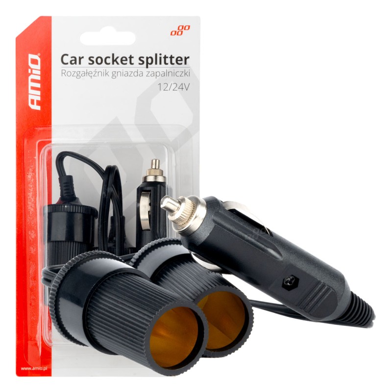 ΑΝΤΑΠΤΟΡΑΣ ΑΝΑΠΤΗΡΑ ΔΙΠΛΟΣ ΜΕ ΚΑΛΩΔΙΟ 12/24V AMIO - 1 τεμ. - Amio - 03801/AM ΑΝΤΑΠΤΟΡΑΣ ΑΝΑΠΤΗΡΑ ΔΙΠΛΟΣ ΜΕ ΚΑΛΩΔΙΟ 12/24V AMIO - 1 τεμ. - Amio - 03801/AM