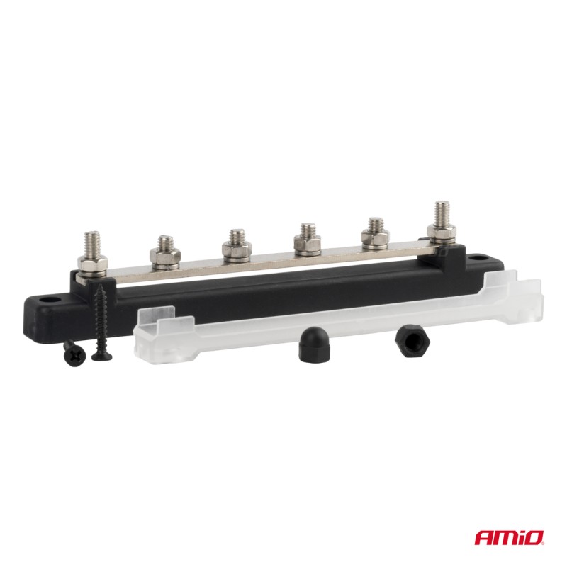 ΜΠΑΡΑ ΚΑΛΩΔΙΩΝ / ΤΕΡΜΑΤΙΚΟ 4 ΘΕΣΕΩΝ M6 max 48V AMIO - 1 Τεμ. - Amio - 03808/AM ΜΠΑΡΑ ΚΑΛΩΔΙΩΝ / ΤΕΡΜΑΤΙΚΟ 4 ΘΕΣΕΩΝ M6 max 48V AMIO - 1 Τεμ. - Amio - 03808/AM