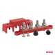 ΜΠΑΡΑ ΚΑΛΩΔΙΩΝ / ΤΕΡΜΑΤΙΚΟ 4 ΘΕΣΕΩΝ max 48V  AMIO - 1 Τεμ. - Amio - 03812/AM