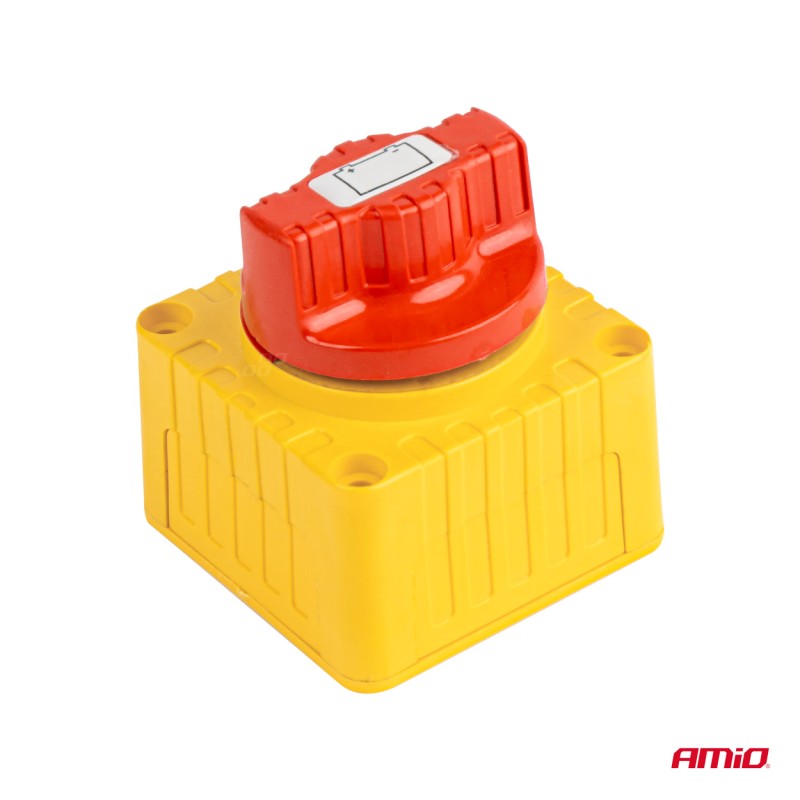 ΔΙΑΚΟΠΤΗΣ POWER-OFF ΜΠΑΤΑΡΙΑΣ ΣΕ ΒΑΣΗ 12-48V 300A ΜΑΥΡΟ/ΧΡΥΣΟ AMIO - 1 Τεμ. - Amio - 03839/AM ΔΙΑΚΟΠΤΗΣ POWER-OFF ΜΠΑΤΑΡΙΑΣ ΣΕ ΒΑΣΗ 12-48V 300A ΜΑΥΡΟ/ΧΡΥΣΟ AMIO - 1 Τεμ. - Amio - 03839/AM